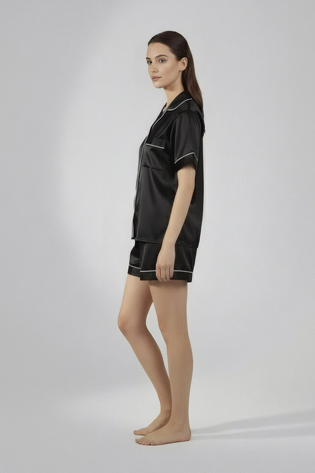 Pyjama Shirt & Shorts Set - Silknlove.com