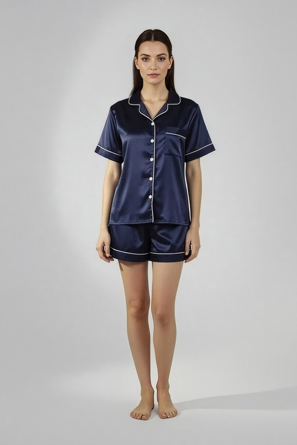 Pyjama Shirt & Shorts Set - Silknlove.com