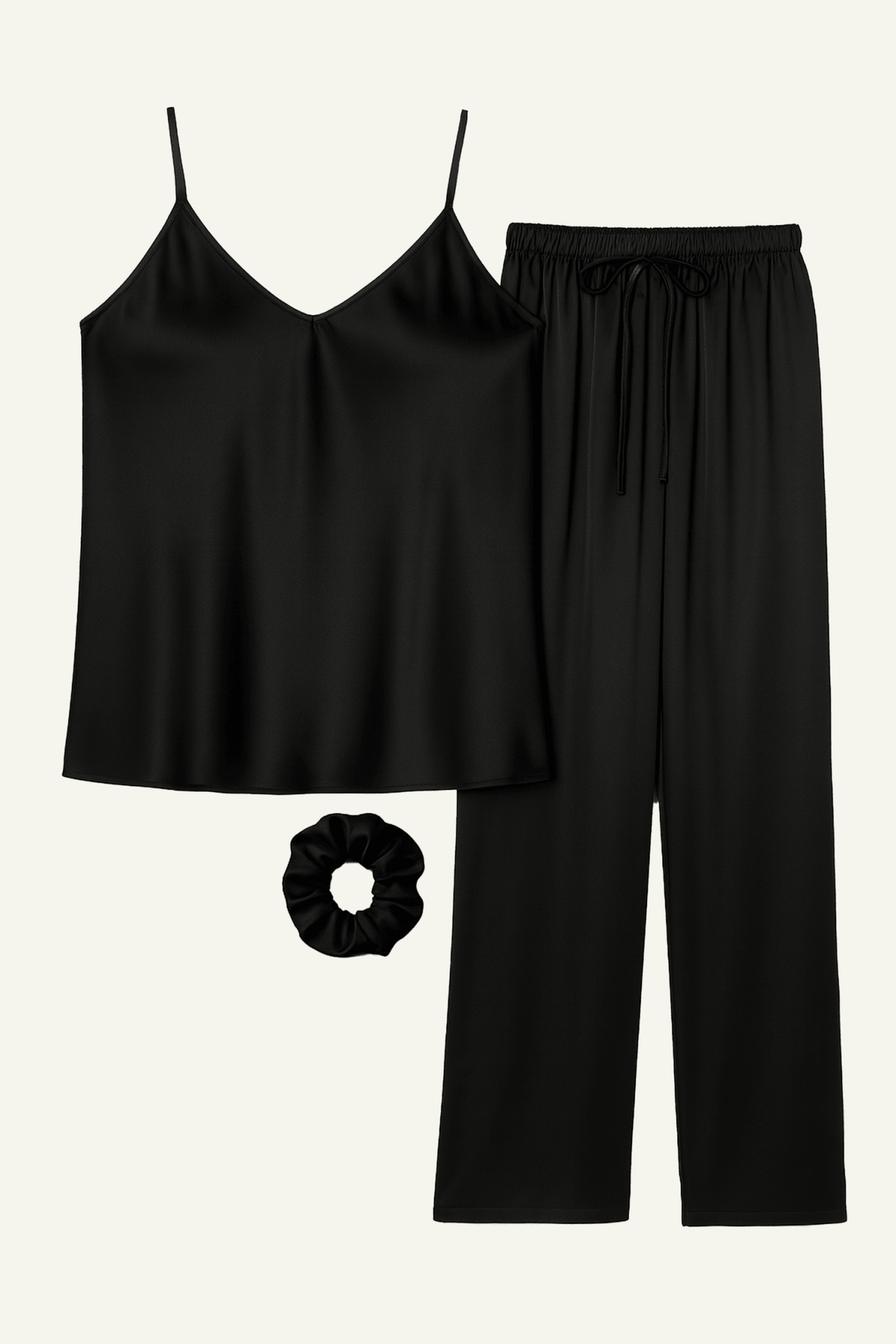 Cami Style Silk PJ Sets with Free Scrunchie (3PL) - Silknlove.com